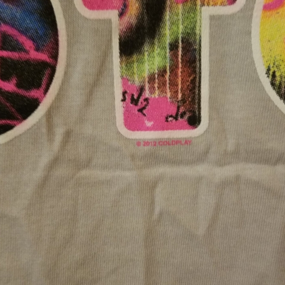 Coldplay shirt MYLO XYLOTO World Tour 2012 new C3 - Picture 4 of 7